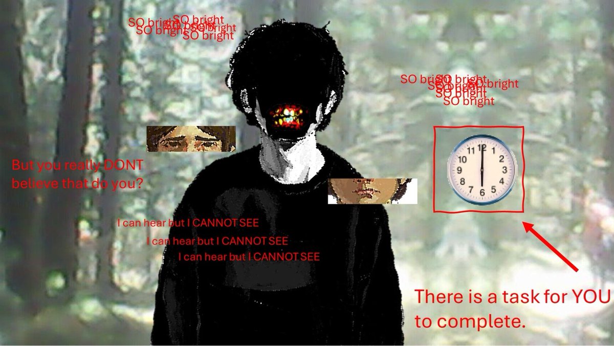 M2Da_mimic's tweet photo. So... I have this AU where CC(I'm not gonna name him) wanders through FNAF world, which represents his mind. I wanted to introduce the concept of him only being "normal" during the night, but facing the scarier version of his mind. Of course, he'll have help. https://t.co/7hzwDVABou