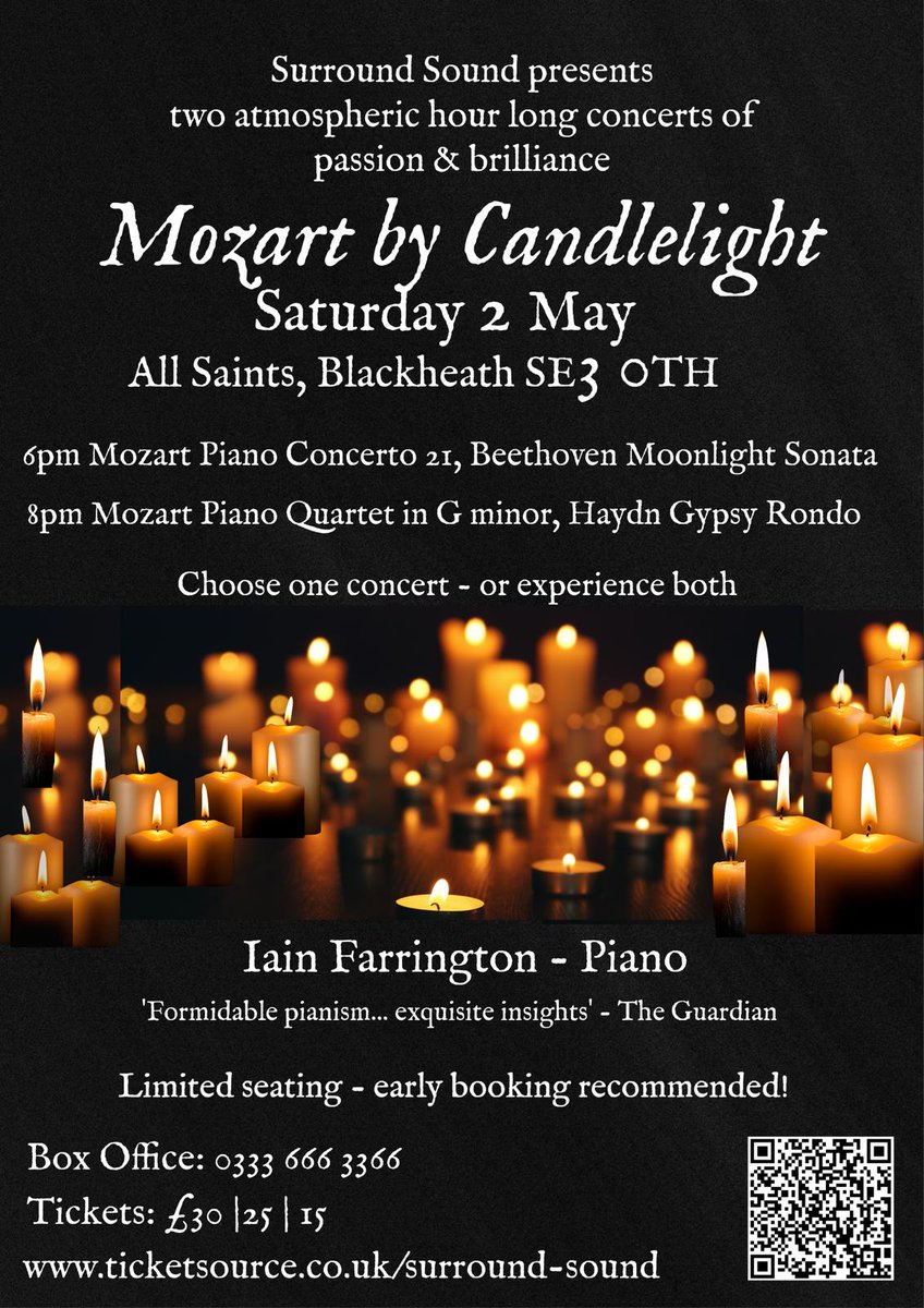 MusicSurrounds's tweet photo. Heads up for our May concerts! Join us on May 2nd for two wonderful concerts at All Saints Blackheath at 6pm and 8pm https://t.co/CsGUQKFNBd @AlexMacCello @Harrietviolin #blackheath #maybankholiday https://t.co/VgWoXdfdac