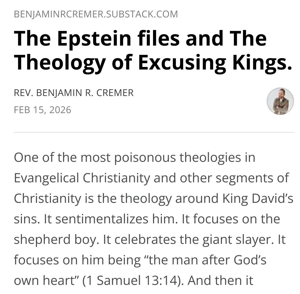 Rev. Benjamin Cremer tweet media