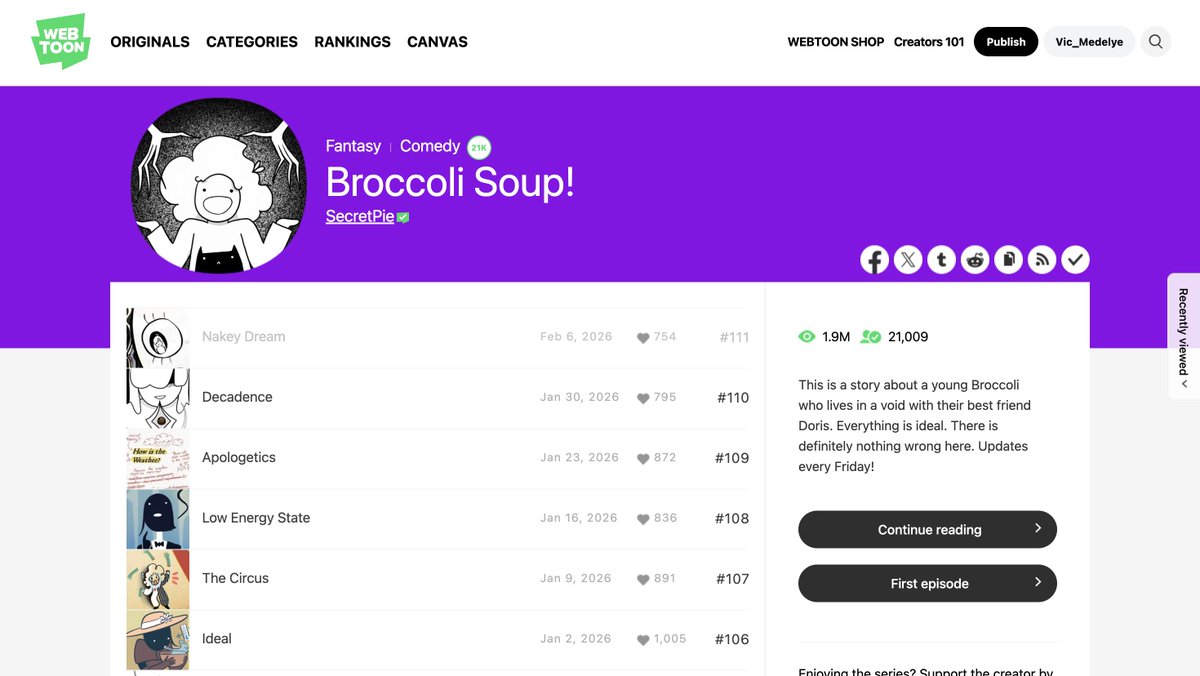 Chicos

Léanse este comic porfaporfaporfa

Está bueno lo juro necesito ver a más gente hablando sobre él en Twitter 🥺

webtoons.com/en/canvas/broc…