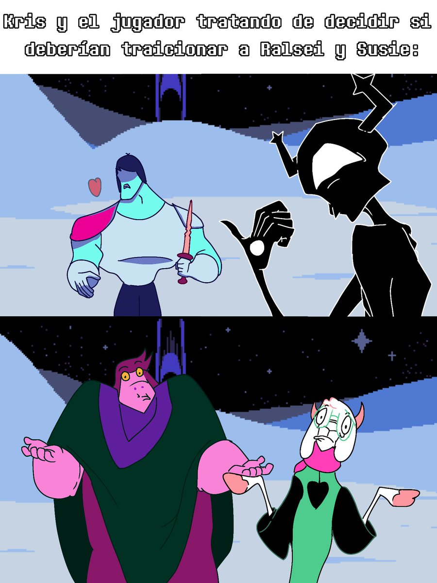 Día 52 hacíendo curis diarios de Deltarune hasta que el malparido de mi amigo se lo juege #DELTARUNE