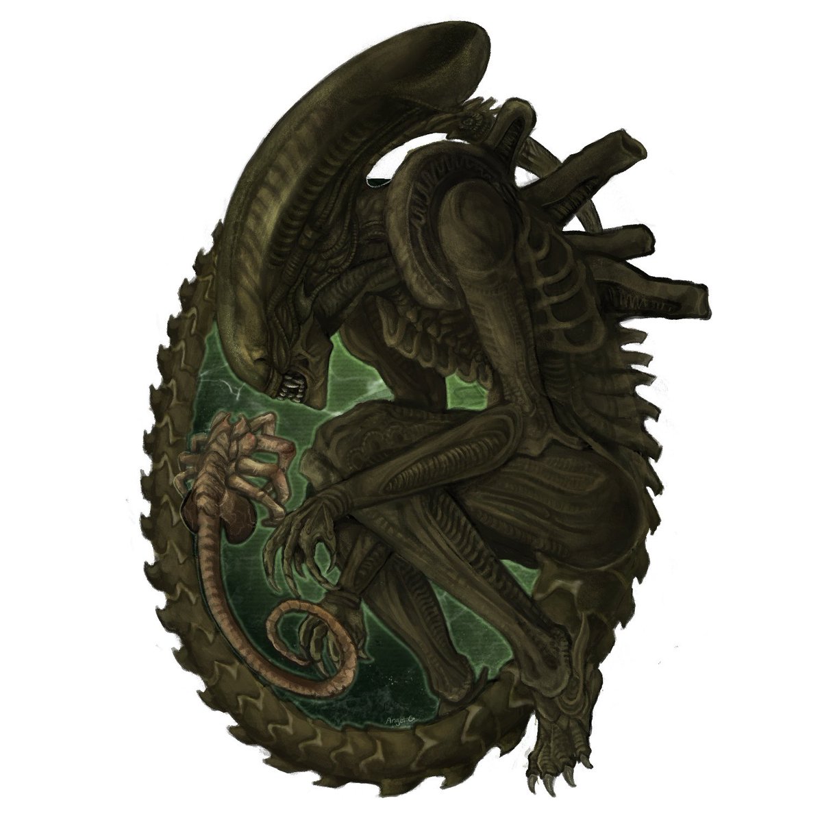 Alien (1979) fanart #xenomorph