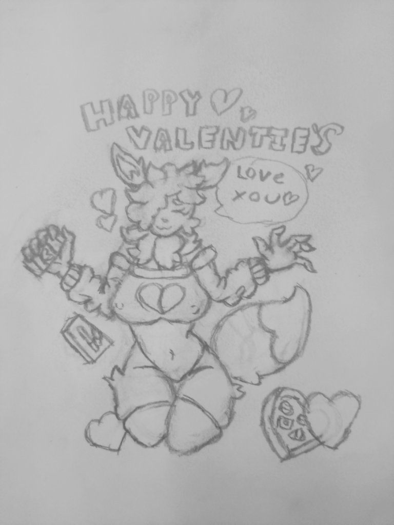 Happy Valentine's Day 💘🍫💕everybody
Blossom love's you all 
(Sorry I'm late😅) 
(Blossom belongs to me)
