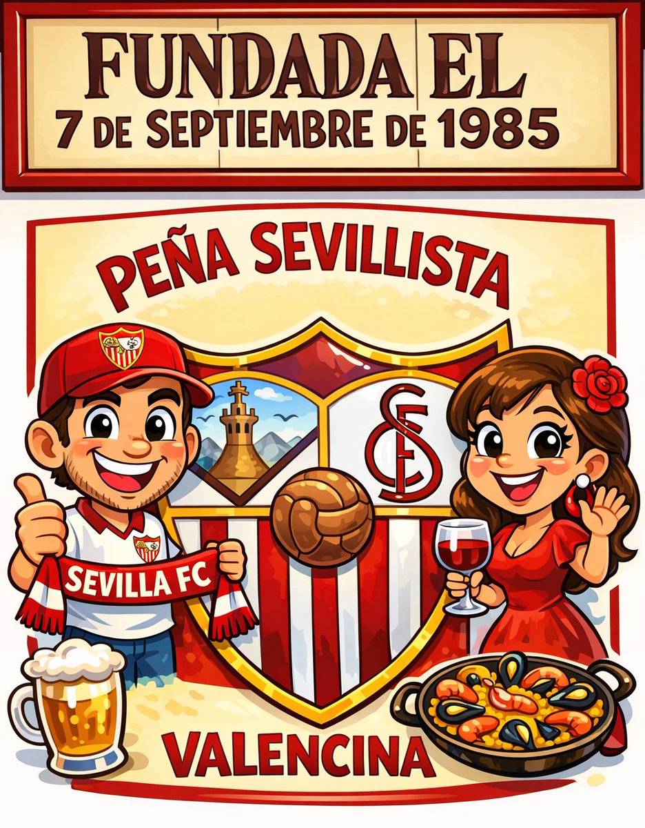❤️🤍❤️ Vive y siente tu sevillismo en tu pueblo, en tu peña...
La tertulia con los amigos, la partida de dominó, la previa del partido, el desayuno en familia... ¡¡Os esperamos!!

#SevillismoEnValencina #LaPreviaEnTuPeña