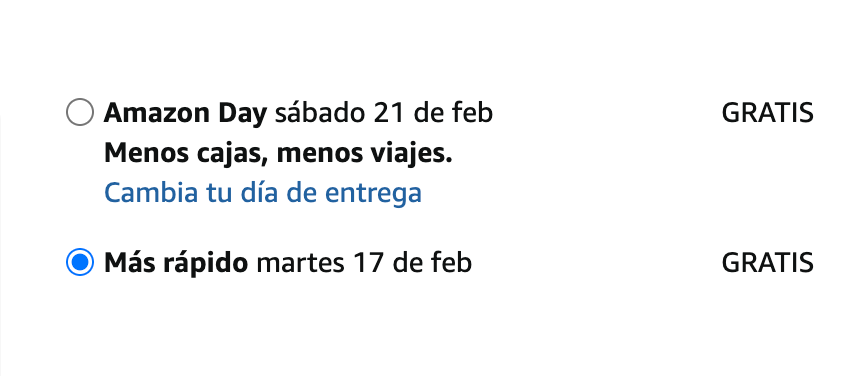 fatos305's tweet image. Cómo crees que voy a preferir que me llegue hasta el sábado si puede llegar el martes.
#AmazonDay