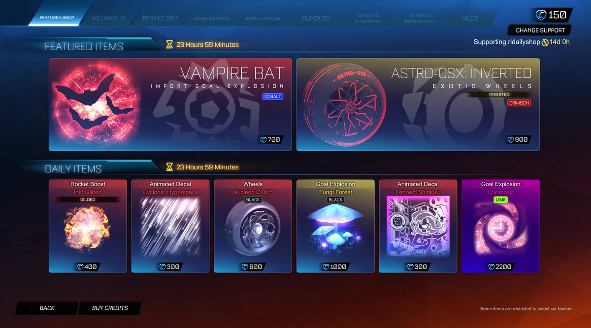 Rocket League Shop tweet media