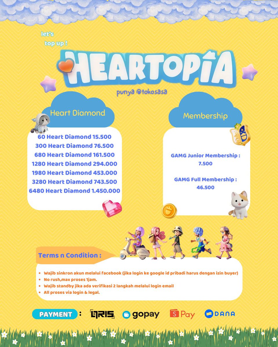 deerlyink's tweet image. ◌ ˚ 🛝🐹 kepada yth. peMbeLi 👧🏻🍱 𓄲 𓈒 ditunggu kehadirannyH 𓈒 🍿🍏 ▷ 📚 ⌫ ⊹ hEarTopia paMLing Ⓜ️antaf ⊂⊃ . . harga ꒰ affOrdable ꒱ ۫. 🚙🍔♻️ 99.9% trusted ៶៲៸  ֹ ₊ ⭐️⭕️🌈 

 🍎 ㅤׅ࣪  ✿﹢waTsaf: wa.me/message/6PBHI2…
 🌳 ㅤׅ࣪  ✿﹢testi: on timeline @celesbear