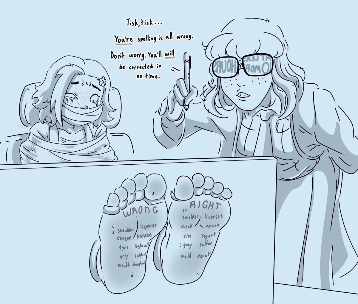 Apparently <a href="/murati2882/">Murati2882</a>’s smarty pants spell checking character Carrie doesn’t approve of the Anglicised spellings of words. Someone change her language from English (simplified 🇺🇸 ) to English (Traditional 🇬🇧)

Thanks for the birthday gift man. Couldn’t ask for better friends 💛