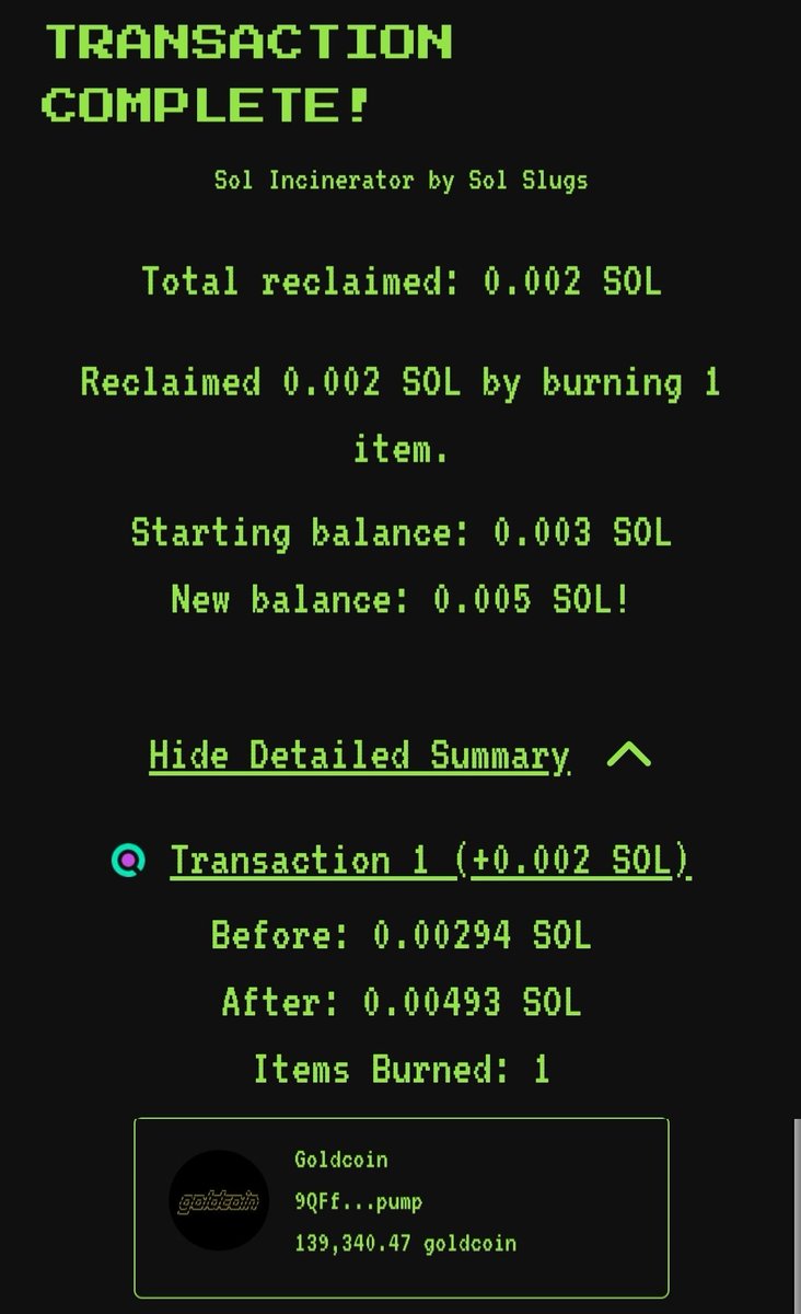 Goldcoin__Sol's tweet photo. $GOLDCOIN • Daily Token Improvement Report • 2.15.2026

139k $goldcoin buyback + burn today 🔥
28.97% supply now burned
Allocation to market wallet, balance in photos

Contest entries closed, winners announced Monday 12pm EST

ca: 9QFfgxdSqH5zT7j6rZb1y6SZhw2aFtcQu2r6BuYpump https://t.co/sYUshkhiuw