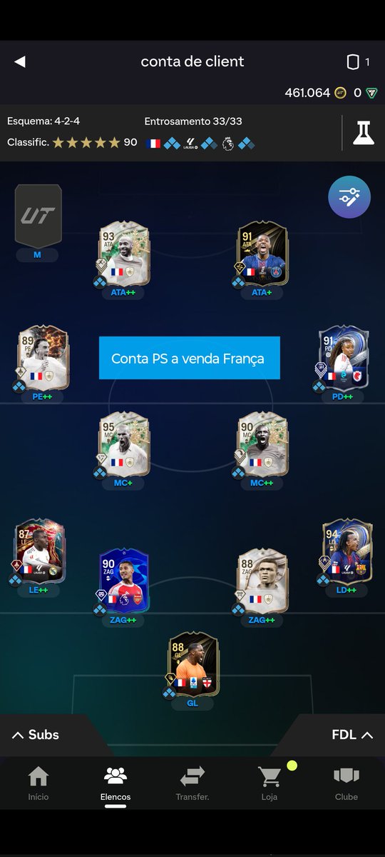 TraiderV's tweet photo. Conta PS 

Jogadores inegociável 

Cruyff ídolo 

10kk em negociáveis 

Mercado liberado ✅
Email de criação ✅ https://t.co/QE3ejJpSvu