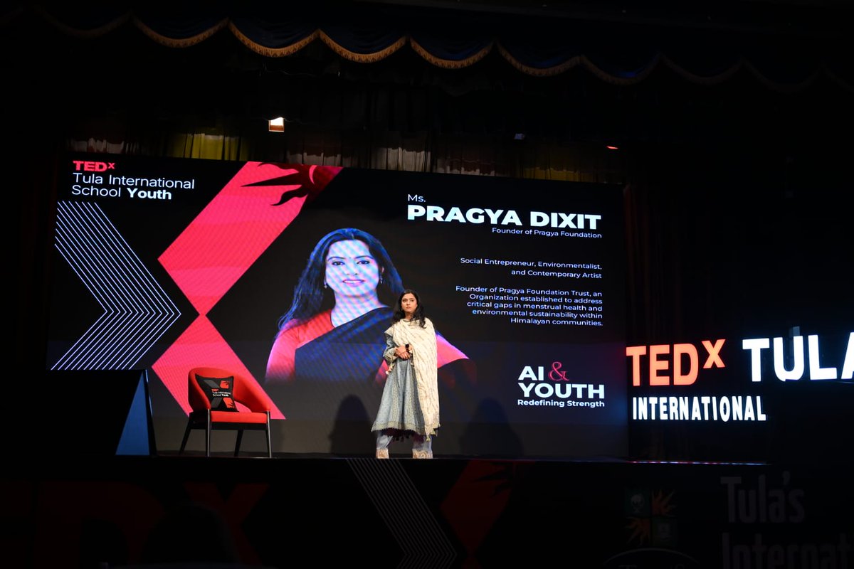 dixitpragya1989's tweet photo. TEDx 2026

#tedx #pragyafoundationtrust #ai #menstrualwastemanagement https://t.co/gSvuS5AZTP