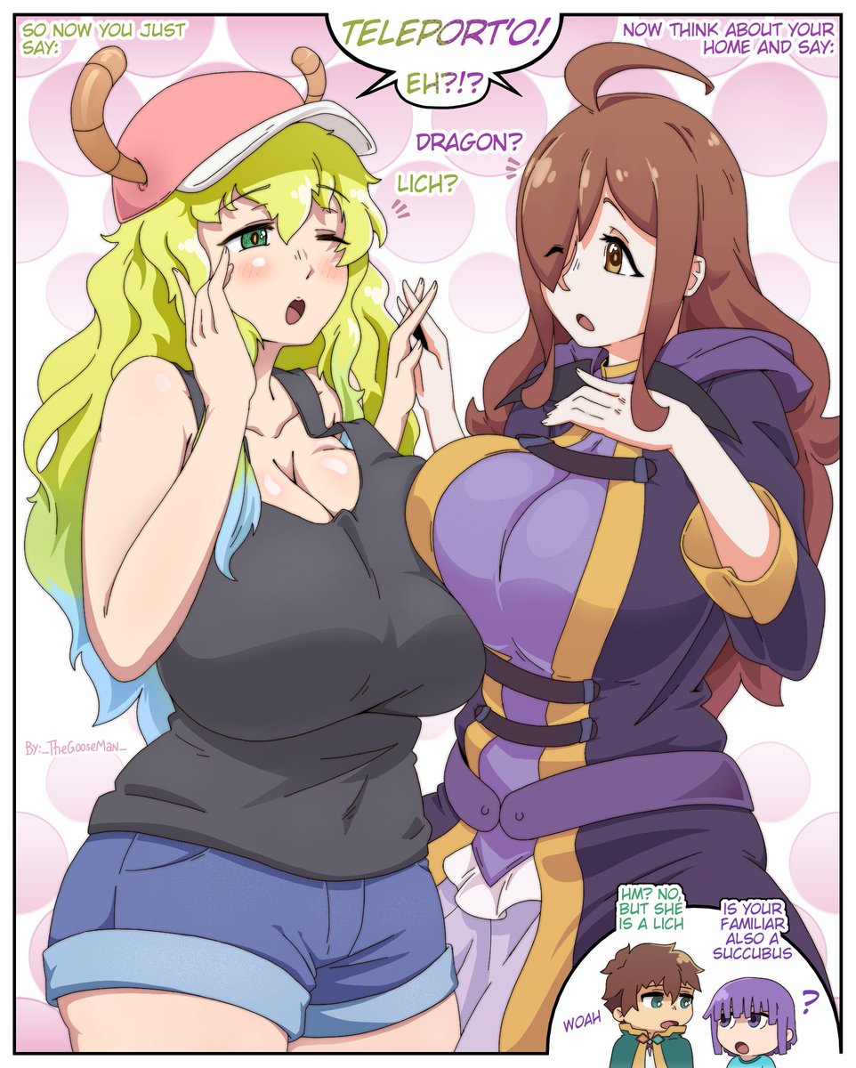 Teleportation spell gone right🐉Lucoa

#KonoSuba #この素晴らしい世界に祝福を #このすば #MissKobayashisDragonMaid #小林さんちのメイドラゴン