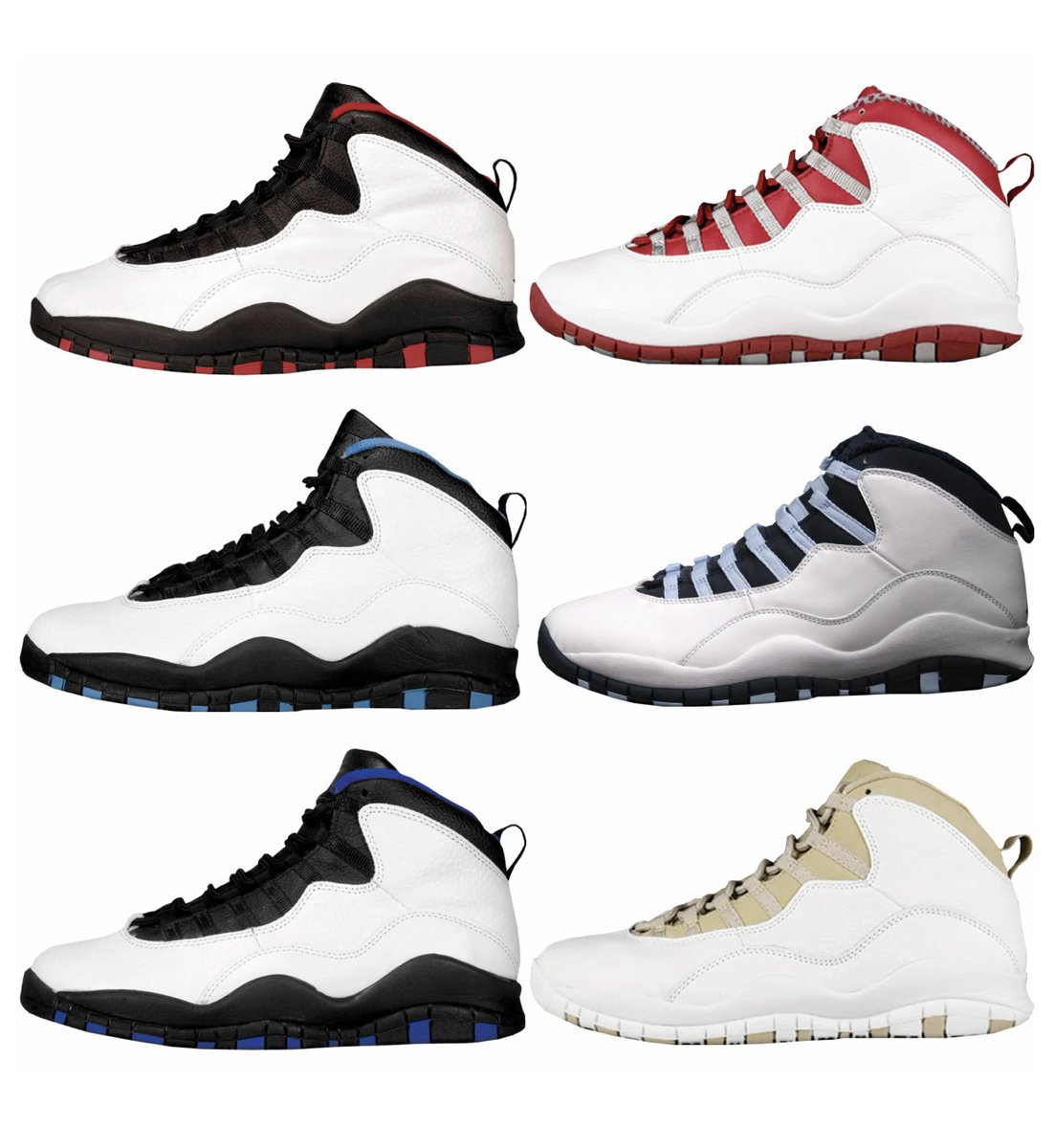 zSneakerHeadz's tweet photo. Which Air Jordan 10 colorway would you like to see RETURN⁉️👀 https://t.co/fF78HzXW4L