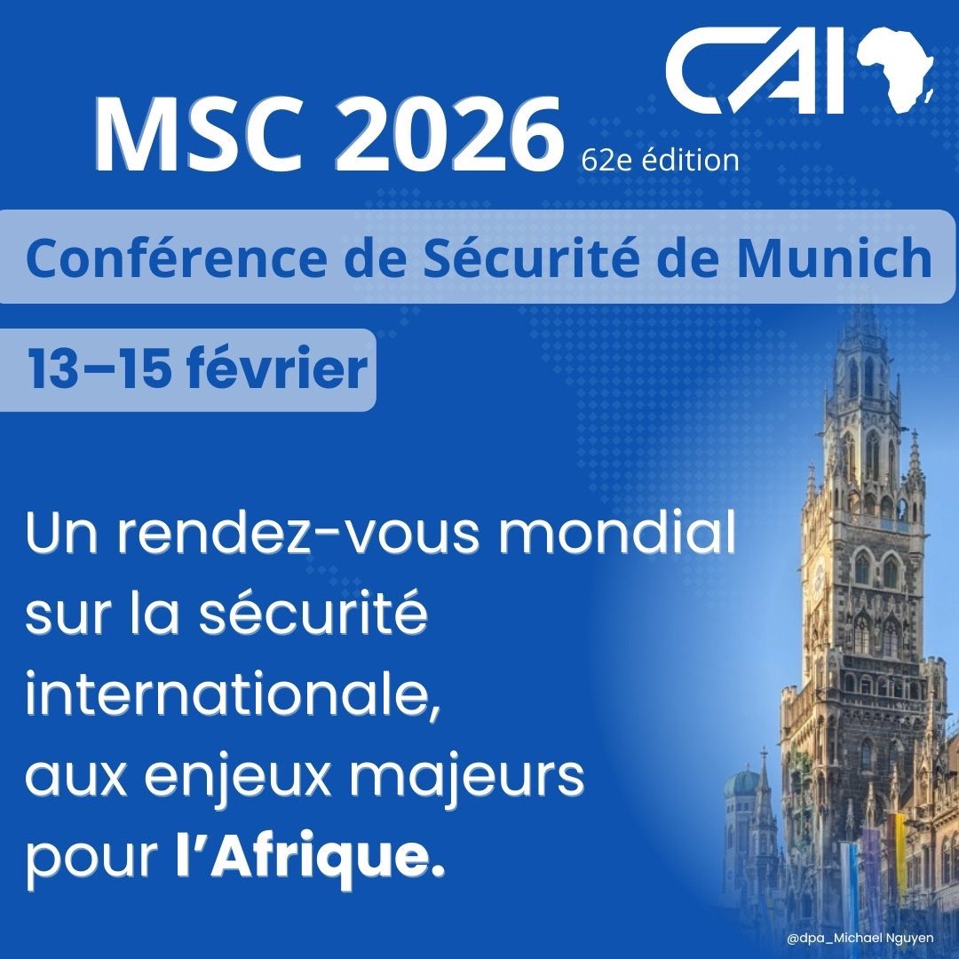 AmbAllBenin's tweet photo. 🛡️ La #SécuritéInternationale se décide aussi à Munich 🇩🇪
La #MSC2026 à réuni des décideurs du monde entier autour des grands enjeux: 🌐 ordre mondial, 🤝 multilatéralisme, ⚠️ conflits, 💻 technologies… avec des implications directes pour l’Afrique 🌍
@MunSecConf https://t.co/fNRb0MdnWx