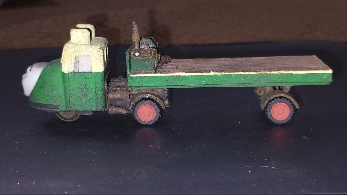 HOLY, I'M ALIVE?????? Ok...

More accurate Take N Play Madge custom!!!!!!!! With a bit of my own style of dirt and rust, and a washer instead of a winch to connect to magnet trains