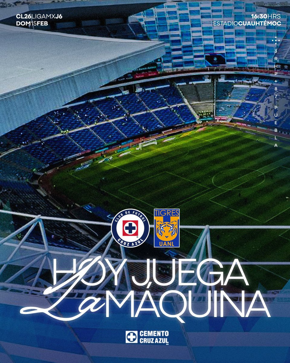 Llegamos a Puebla para apoyar a mi <a href="/CruzAzul/">CRUZ AZUL</a> , venga que Hoy se gana!! … Somos ….. #AzulDePorVida 👊🏻💙🚂🐰⚽️🤘🏻