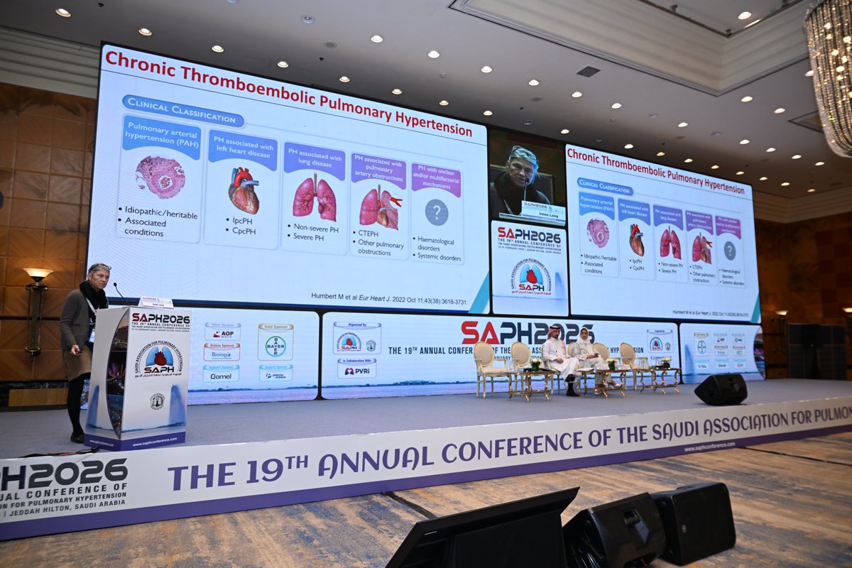 SAPH_NEWS's tweet photo. اختُتم المؤتمر السنوي التاسع عشر للمجموعة السعودية لضغط الشريان الرئوي ٢٠٢٦ (SAPH2026) في مدينة جدة بعد ثلاثة أيام من التميز العلمي والتفاعل الدولي.

وقد جمع المؤتمر نخبة من الخبراء من داخل المملكة وخارجها عبر برنامج علمي متكامل شمل ورش عمل وجلسات رئيسية ومحاضرات تخصصية تناولت أحدث التطورات في التشخيص والعلاج.

ويجسد SAPH2026 ريادة الجمعية في دعم البحث العلمي وتعزيز الشراكات الدولية والارتقاء بمعايير الرعاية المتخصصة.

#المؤتمر_السنوي_التاسع_عشر
#المجموعة_السعودية_لضغط_الشريان_الرئوي