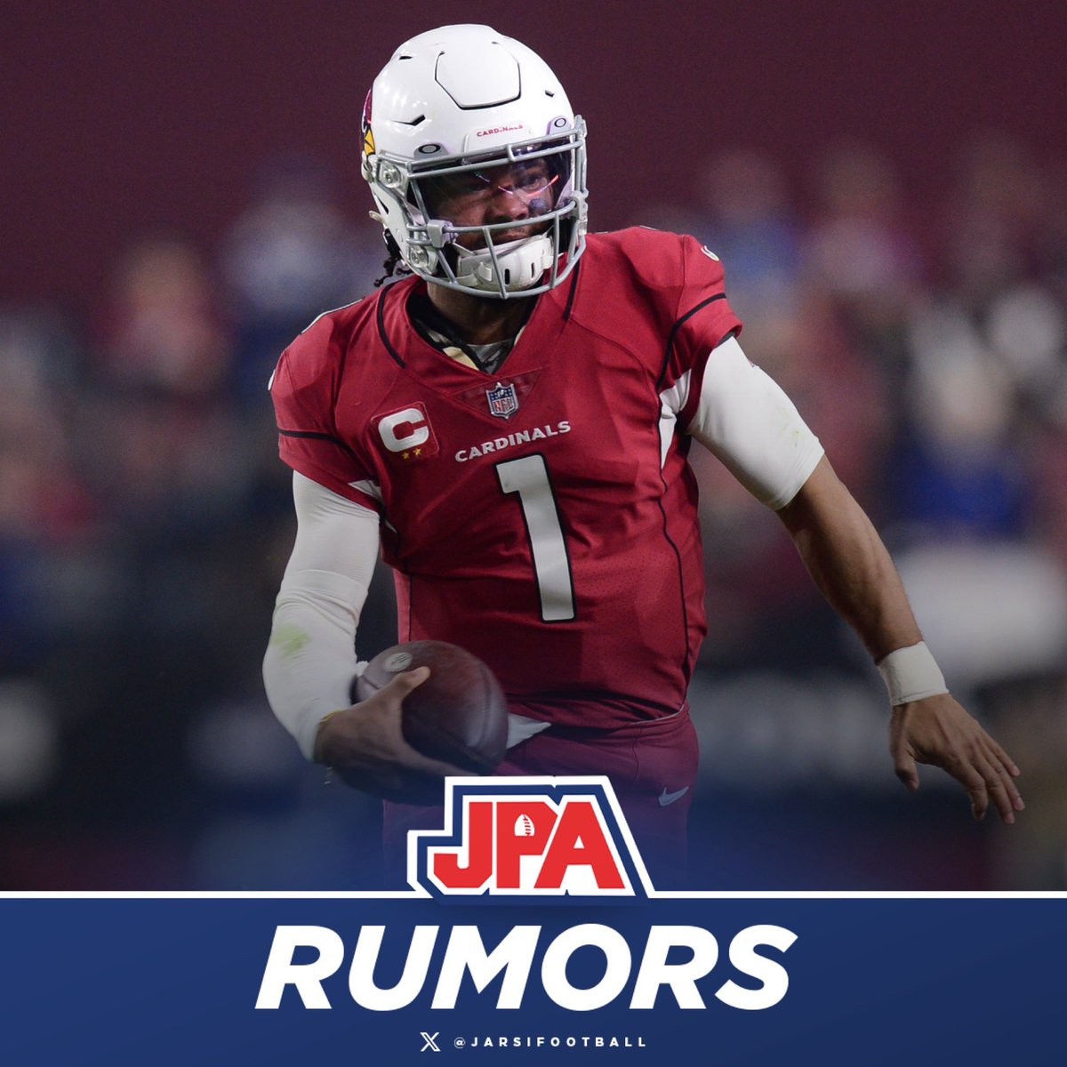 𝗥𝗨𝗠𝗢𝗥𝗦: Many teams around the league expect the Cardinals to end up trading quarterback Kyler Murray, per <a href="/JFowlerESPN/">Jeremy Fowler</a> 

He’ll likely be the top veteran quarterback available this offseason.