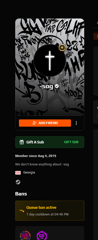 Silrak7's tweet photo. first time in my faceit history all 4 of my teamates got banned :D https://t.co/TGDbTJmZFe https://t.co/w1QkgW9reP