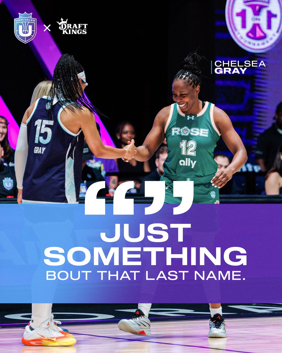 Unrivaledwbb's tweet photo. Bout to switch my last name to Gray too atp 😂 https://t.co/I4rVrYXtMO