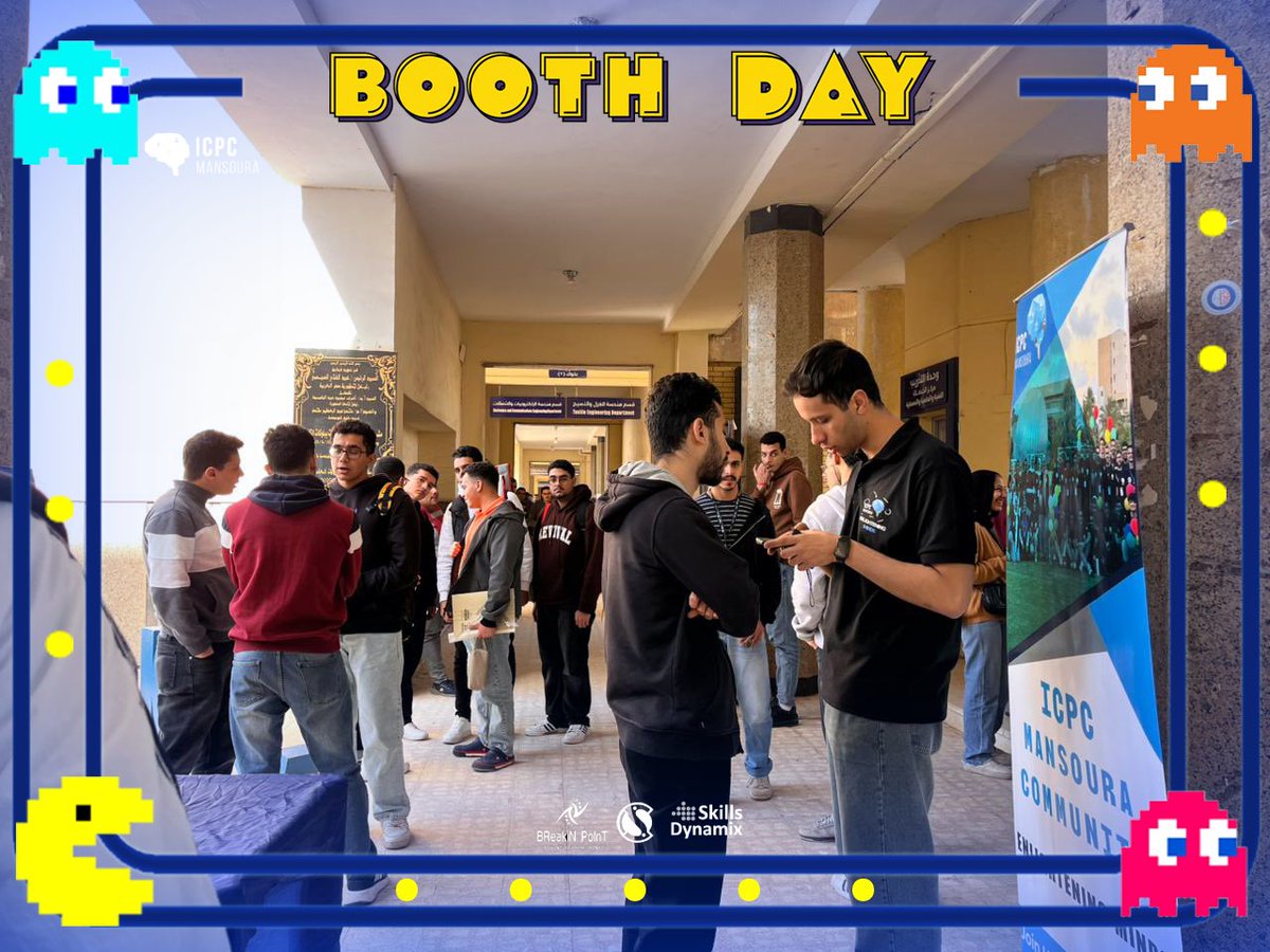 icpc_mansoura's tweet photo. Day 2 Booth | Progress Unlocked

إليكم لقطاتٍ من اليوم الثاني للبوث: 

🎯 سجّل في تدريب Level 0 وابدأ رحلتك:
https://t.co/jWgRc10fql

#Enlightening_Minds
#ICPC_Mansoura_Community
#Level_0 https://t.co/Bk5Chm0Alb