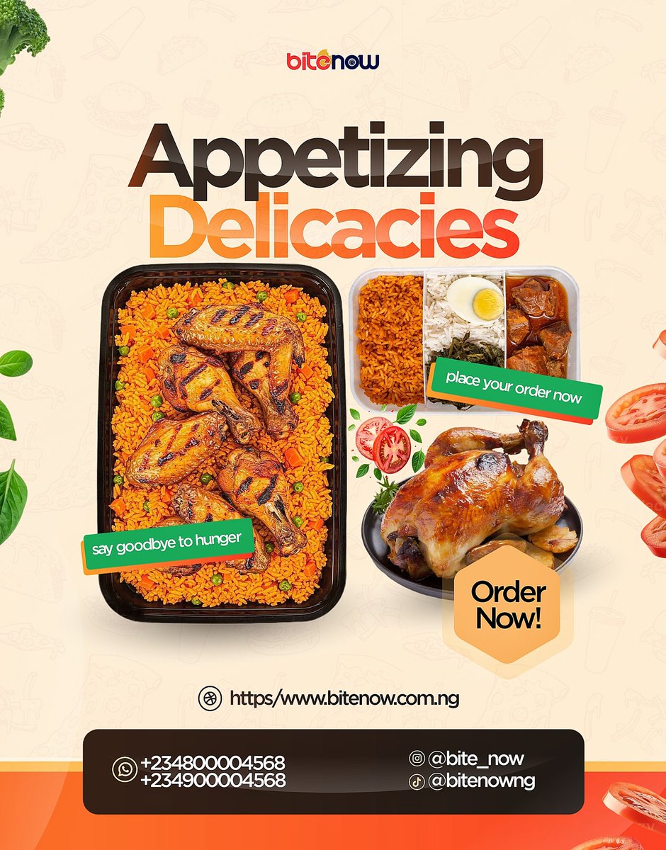 RealEyitjoy's tweet image. Day 15/30 🚀
Designing consistency. Designing growth.
Today’s concept: A bold and appetizing food campaign for BiteNow.
We’re only getting started.
#DesignChallenge #CreativeJourney #Day15