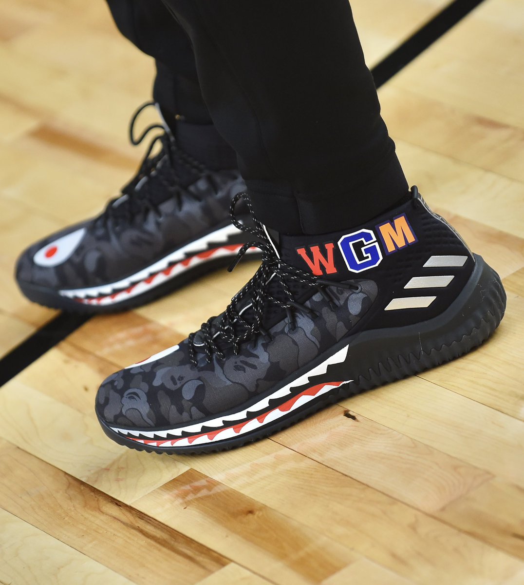 bape damian lillard shoes