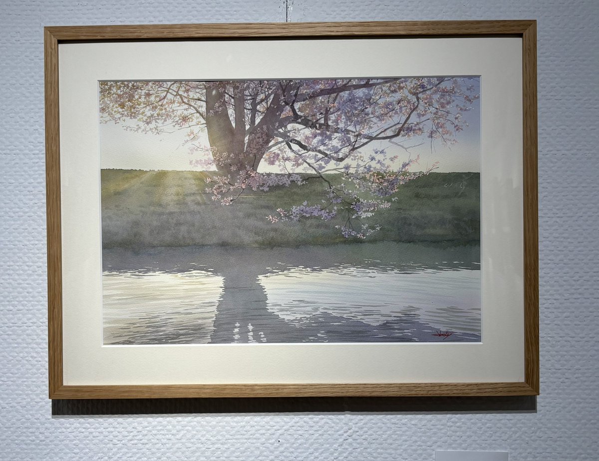 GINZASIX5階アールグロリューオブで開催中の あべとしゆきさん個展へ