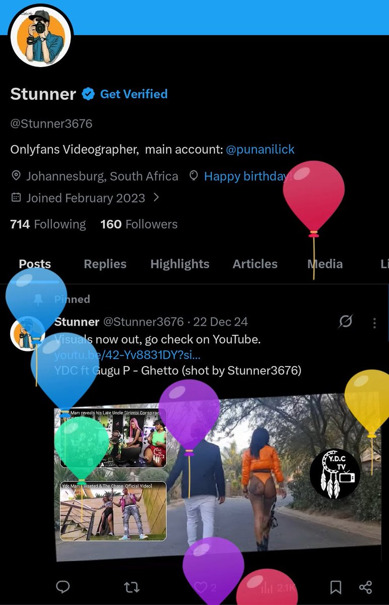 Stunner3676's tweet photo. So we party today 🎂💗💗 https://t.co/MQLw3b3VW6