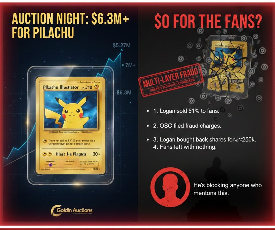 Pikachu Problems THE PIKACHU PROBLEM Tonight, Logan Paul sells his Pikachu Illustrator ...