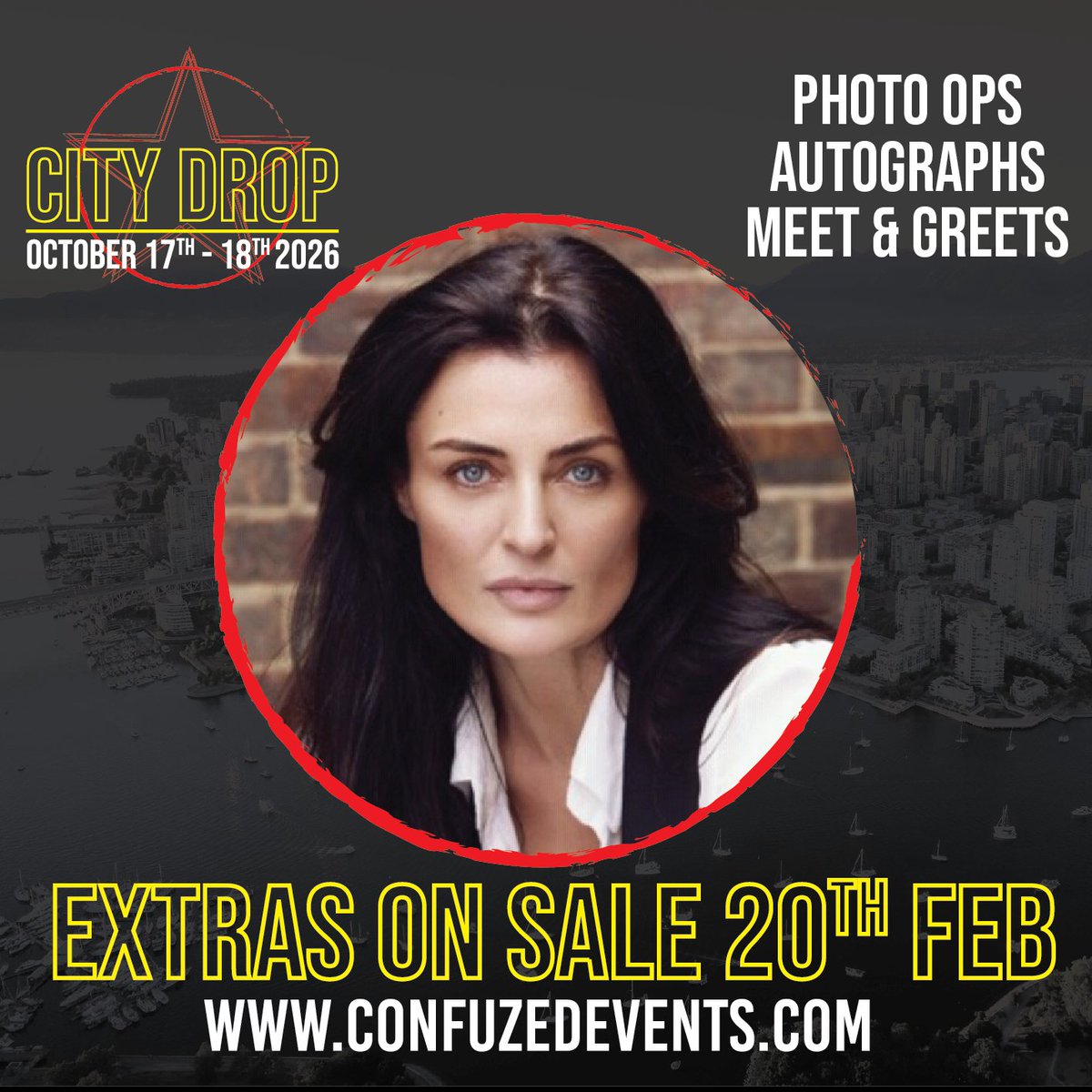 CityDropCon's tweet photo. Meet and greets, autos, and photo-ops with Lyne Renée go on sale this Friday, 20th Feb!
#citydropcon #switches #savemotherlandfortsalem #talder https://t.co/lpjeqcM4XM