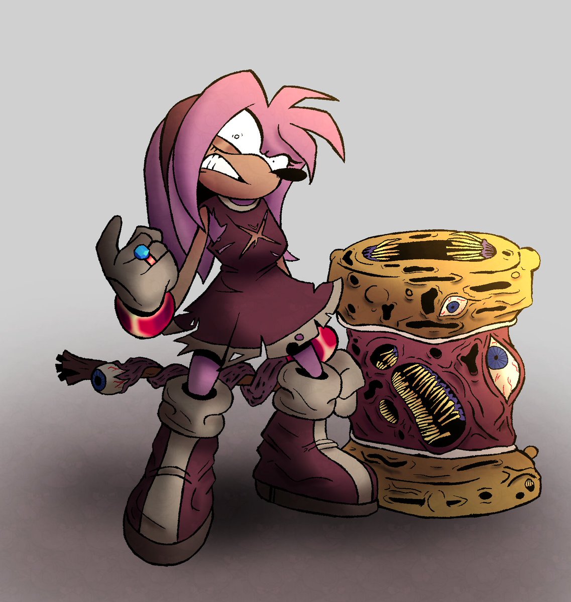 Drawing FG everyday to get Red in tweet media