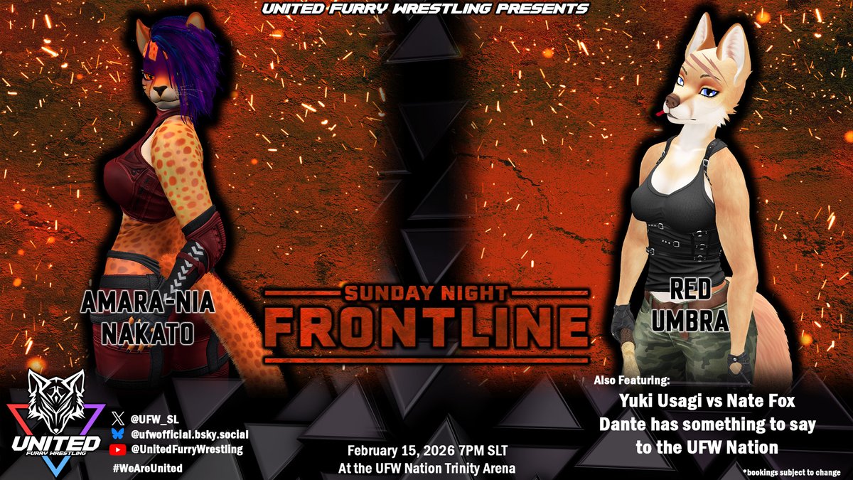 United Furry Wrestling tweet media