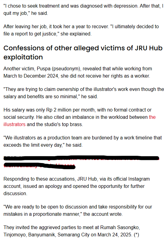 Almost a year later, and nothing has changed for these artists. #JRUHUB #artistsrights Source : Beritajateng.tv Translated with Google Chrome
