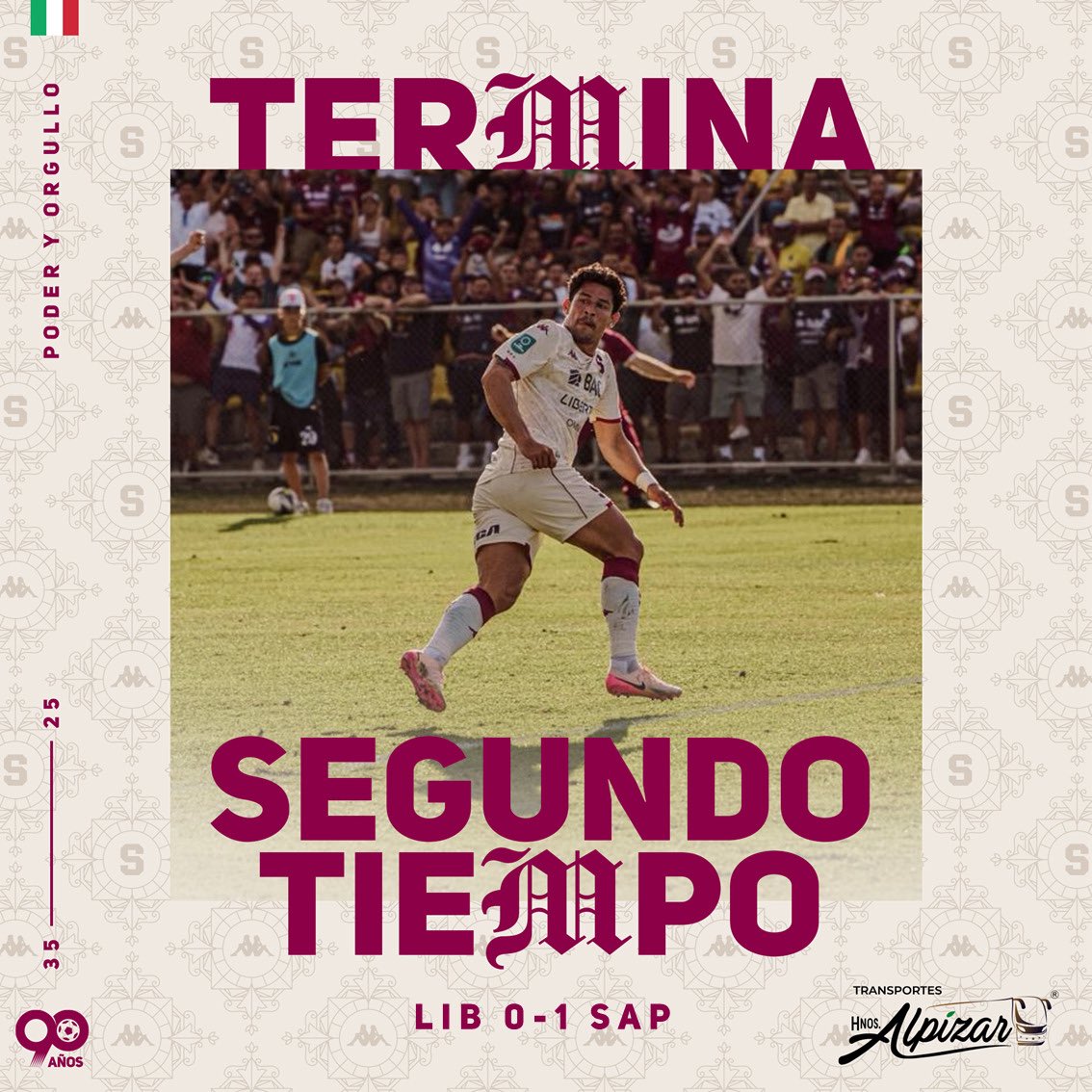⏳ ¡FINAL! Importante victoria morada en Liberia 💜✅
🤝🏻 🚌 Transportes Hermanos Alpizar, el transporte oficial del Monstruo. ¡Viajamos juntos!