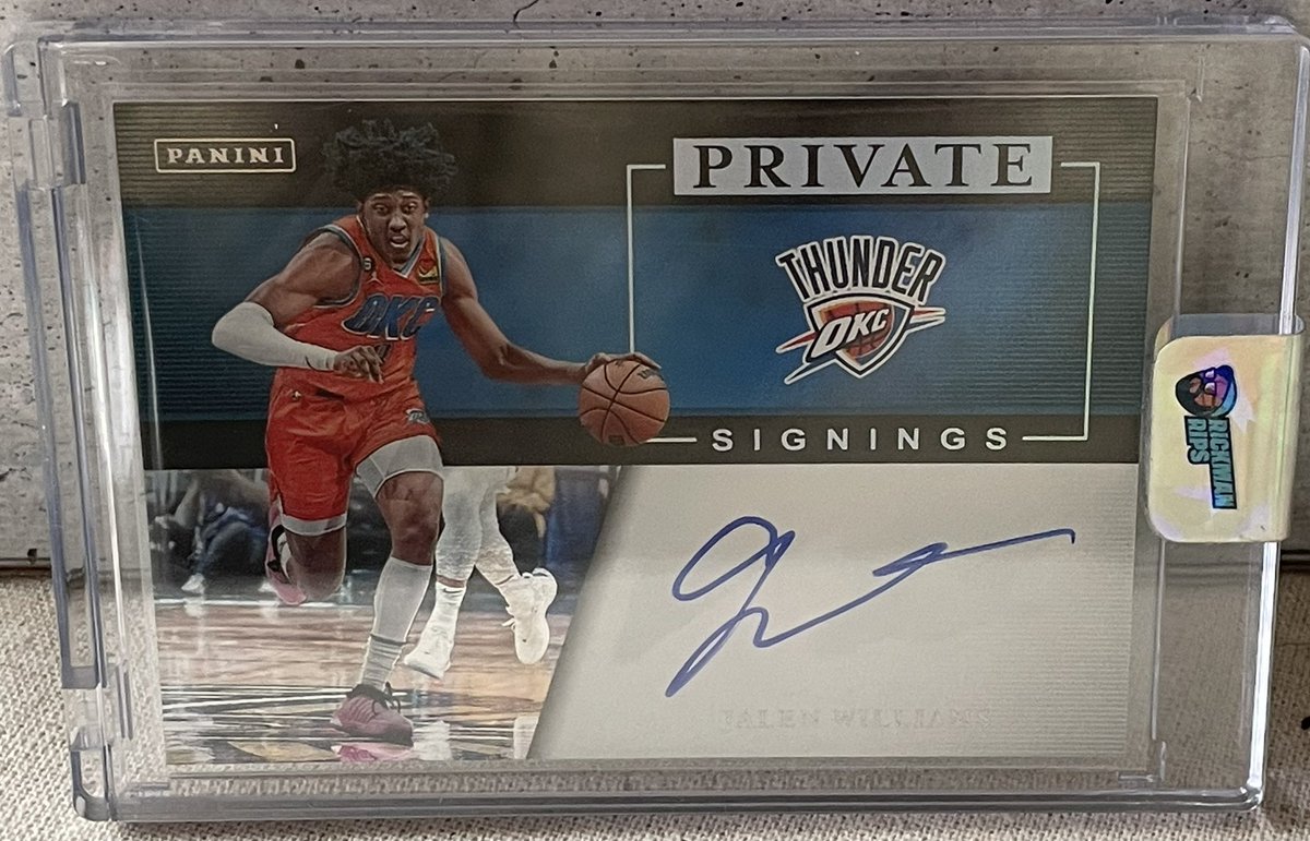 MJ66628219's tweet photo. @ILOVECOLLECTING Jalen Williams fans ? https://t.co/qjfWVrAweN
