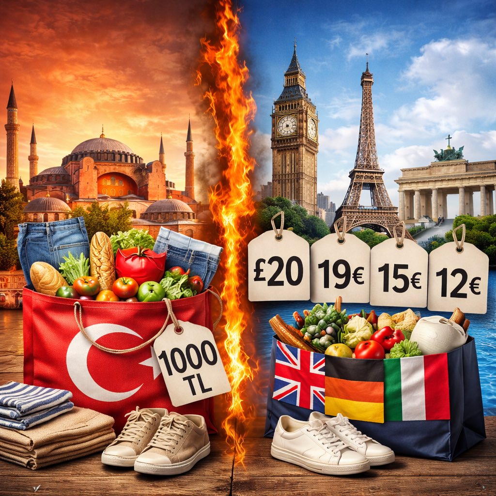 💡TİM Başkanı Mustafa Gültepe:
🤔“Hiç aklımıza gelmezdi İngiltere, Almanya, Fransa, İtalya Türkiye'den ucuz olacak diye ama oldu!”
💡Aklına gelmeyen başına gelmiş demek ki!
➖Cumhuriyet döneminin bütün kazanımlarını haraç mezat sat,
➖Yer altında, yer üstünde ne var ne yoksa