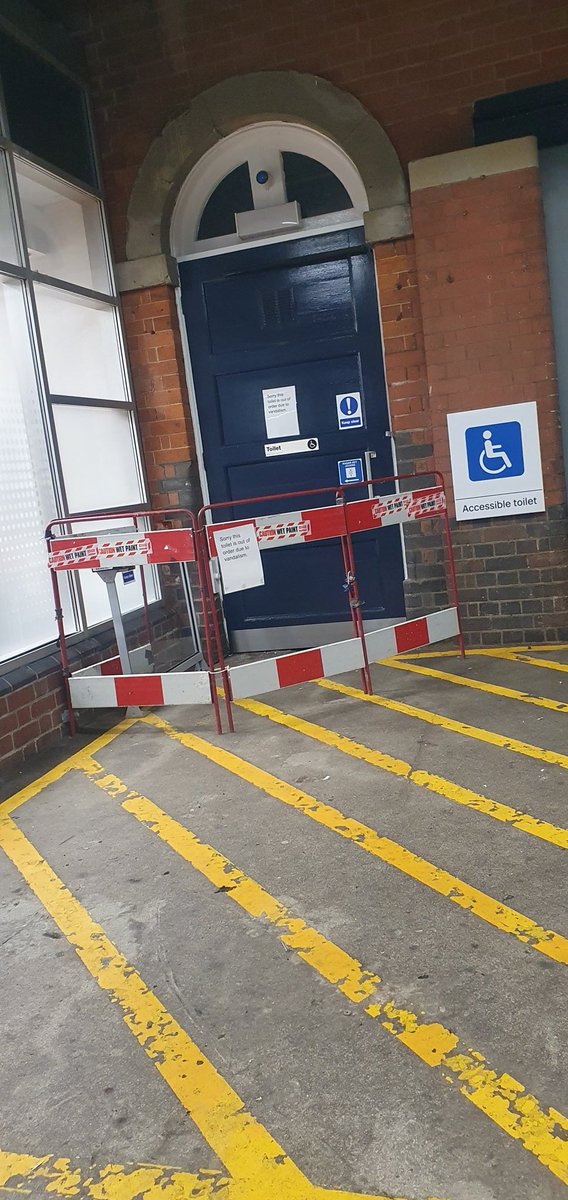LusciousLydia69's tweet photo. And the toilet saga persists! Not a toilet to be used on platform or again on the connecting train! @northernassist https://t.co/aeidWSRXk0