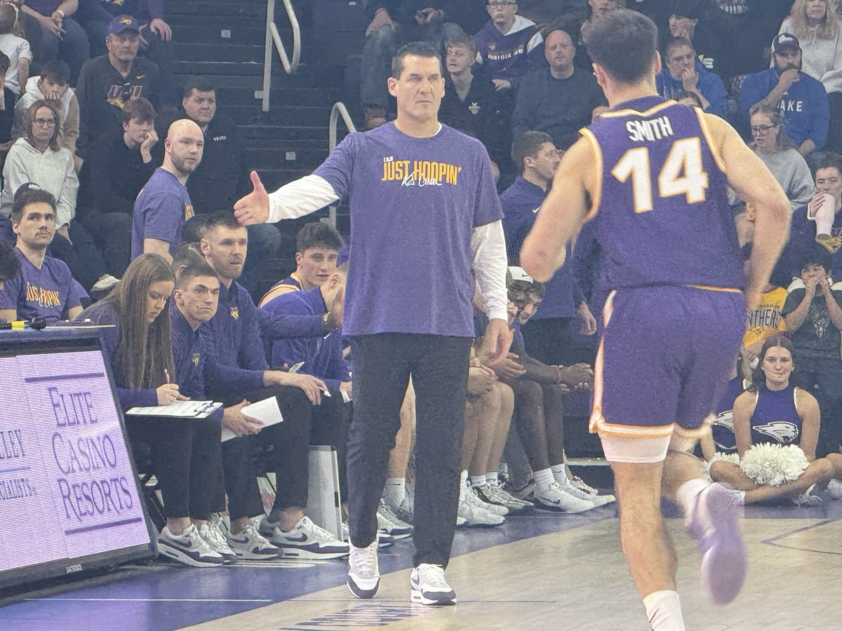 Really is amazing what UNI coach Ben Jacobson has done in Cedar Falls. 

20 seasons. 

Nearly 400 wins. 

Second all-time in Missouri Valley in victories behind Henry Iba. 

One of those guys who doesn’t self-promote at all and doesn’t get enough credit.