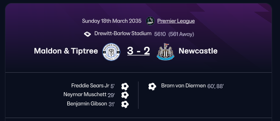 Finally ended the 10 games without a win in #FM26 run