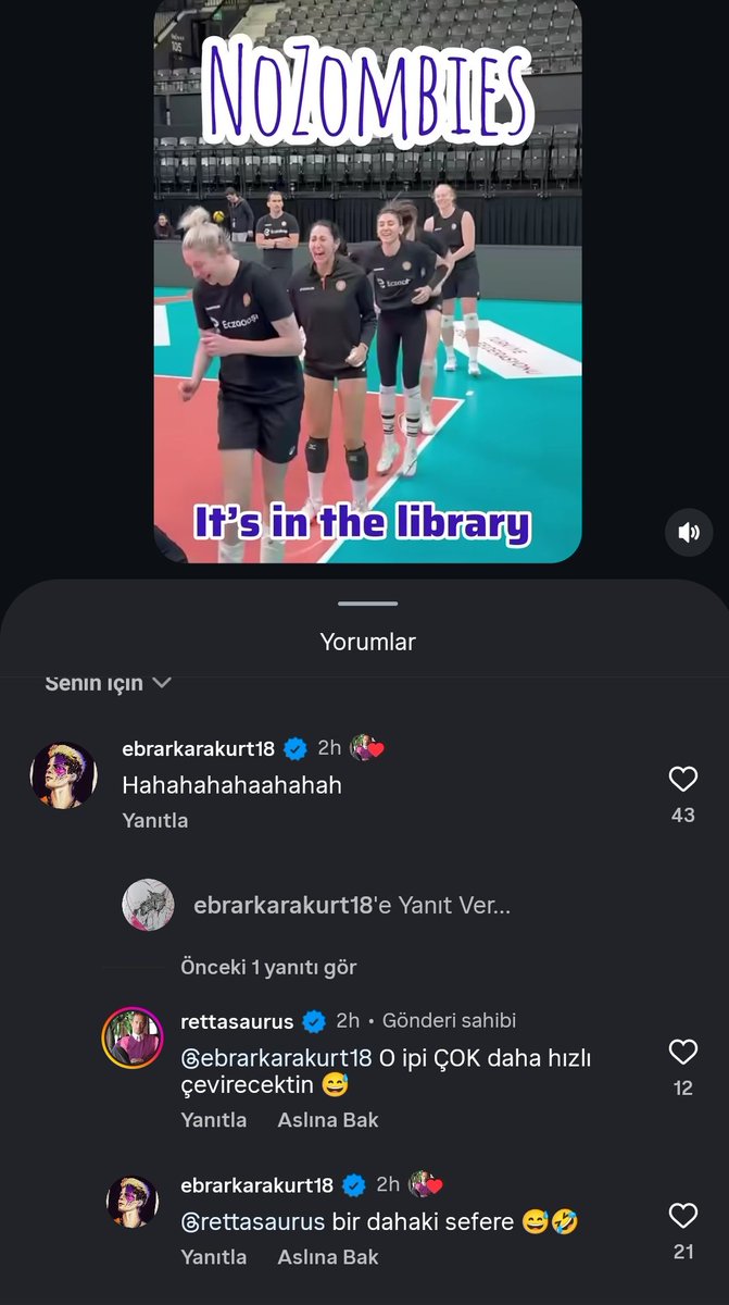 Rett hocam  Ebrar'ımızı biraz zorbalamış olabilir misiniz 😂😂😂