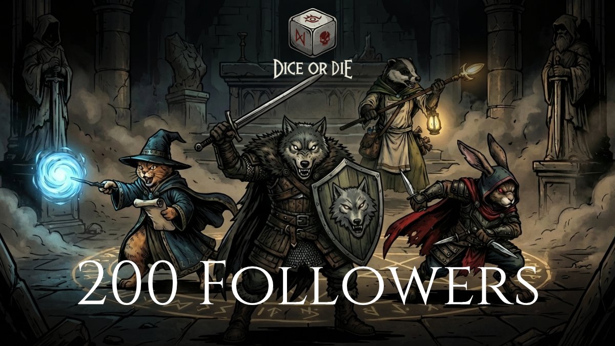 We just hit 200 followers! 🎲✨

A massive thank you to everyone supporting us! Special shoutout to those who participated in our Private Playtest #1.💀

It was a huge success, and your feedback is currently shaping the future of the Abyss. Remember: this is only a private