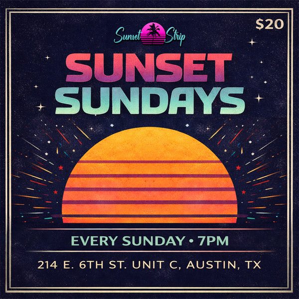 Sunset Strip Comedy Austin tweet media