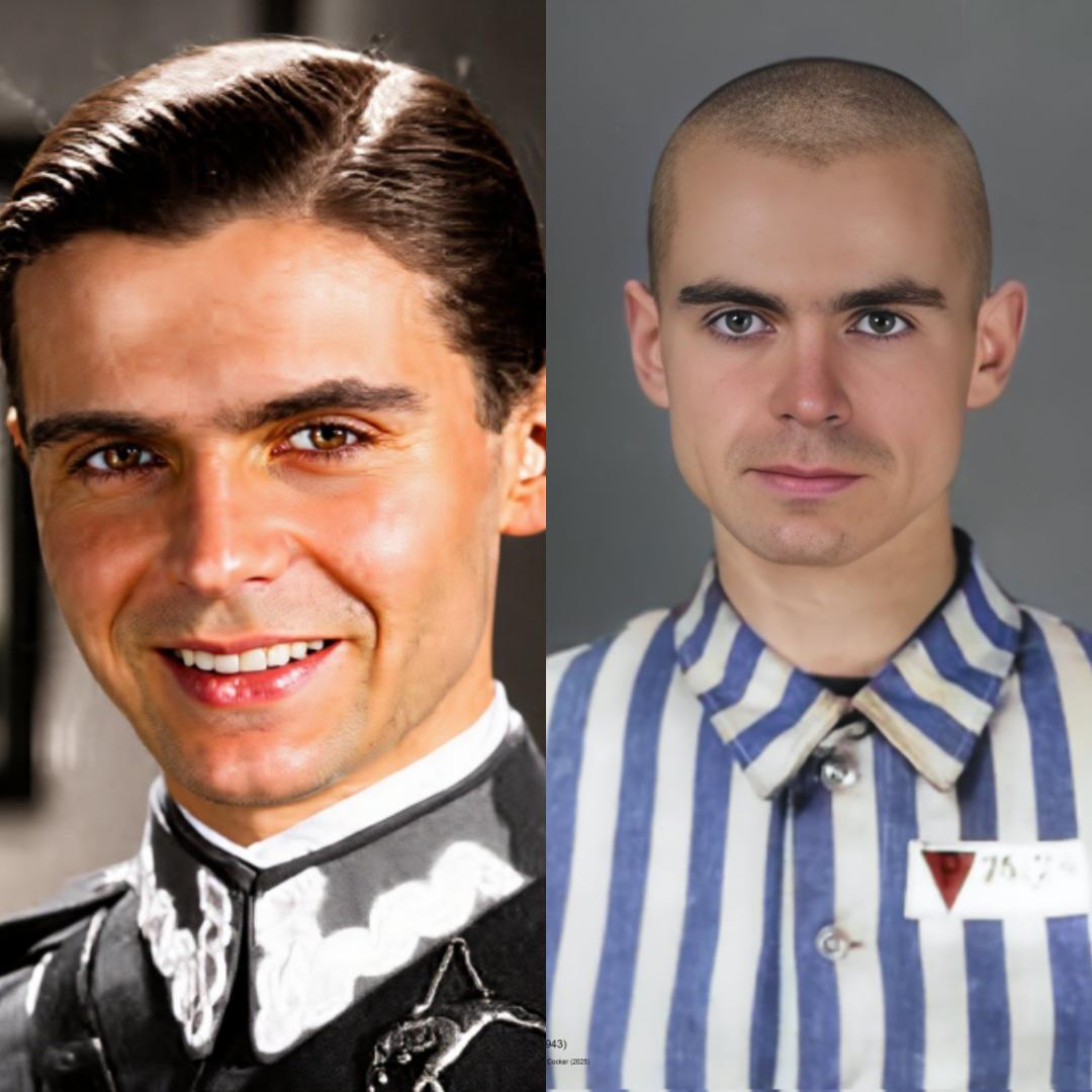 Zamiast podboju Hollywood
otrzymał śmiertelny zastrzyk
fenolu prosto w serce...
Młody, przystojny mężczyzna.
Bożyszcze tłumów.
Jeden z najpopularniejszych
aktorów międzywojnia.
Bił się o wolność w 1939.
Ryzykował własne życie,
produkując fałszywe dokumenty,
ratujące ukrywających