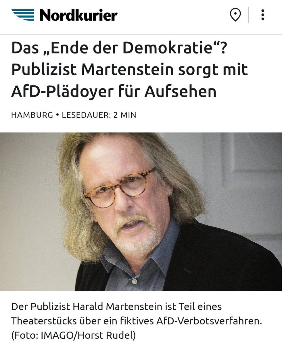 Ich stimme Martenstein zu 100% zu! Wer noch?