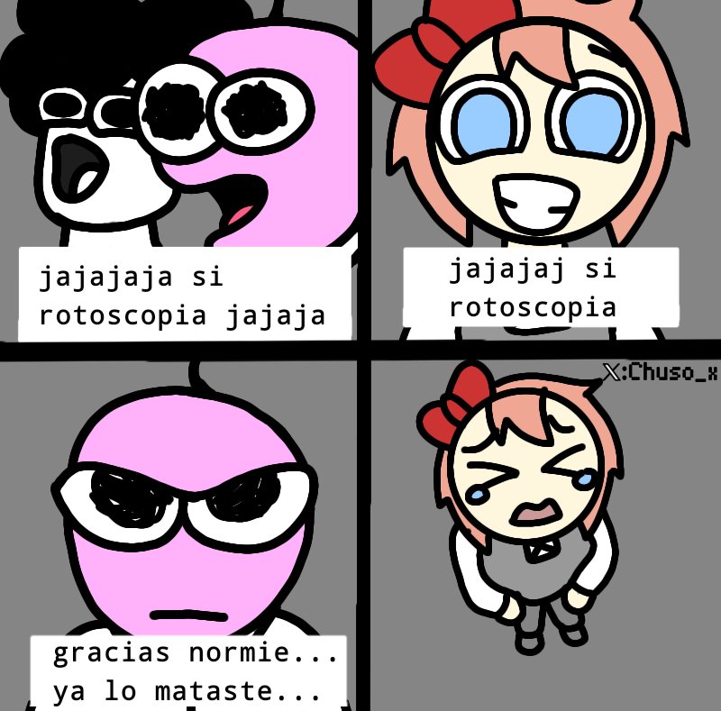 No wey wey es que wey el P-Club es malo porque porque wey es malo porque porque wey....
#ThePClub #DDLC #rotoscopia