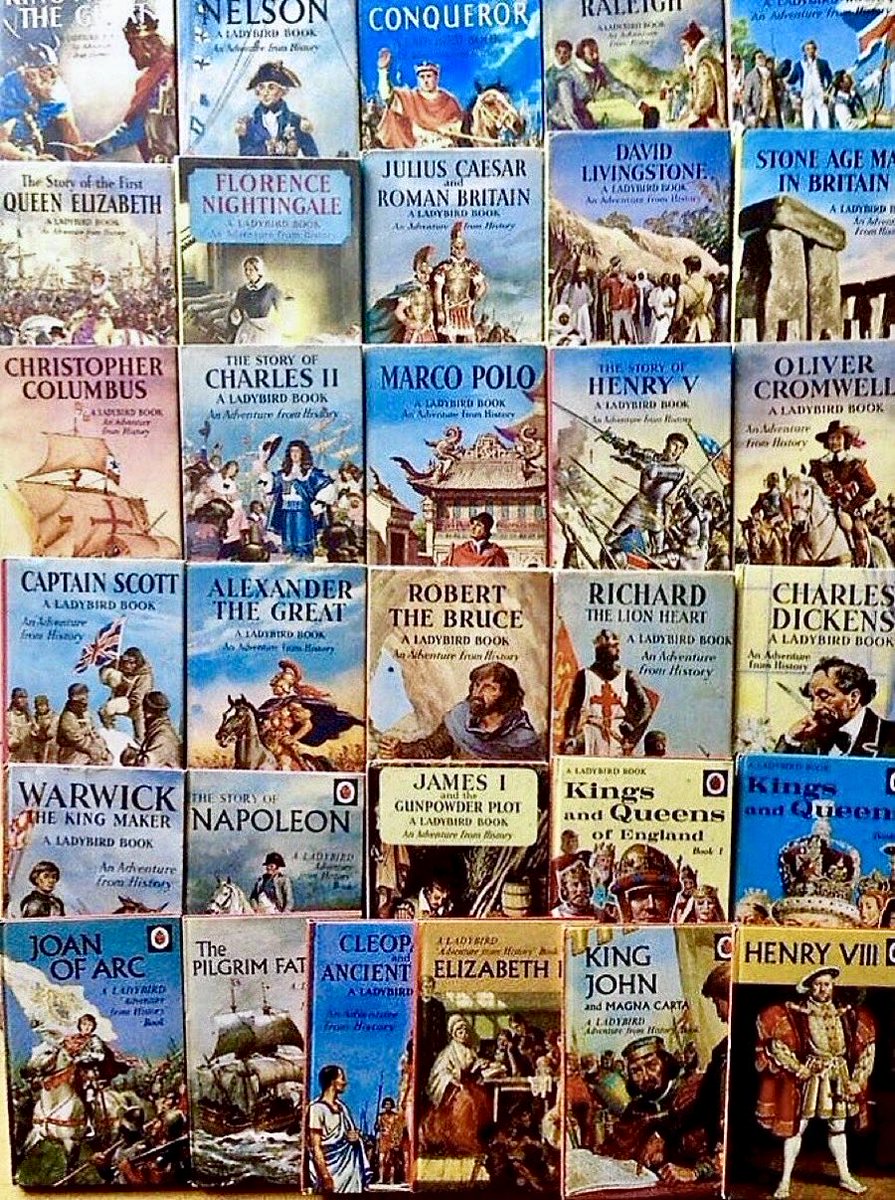 The Ladybird Adventures in History books by Lawrence Du Garde Peach. For many of us they sparked a love of history