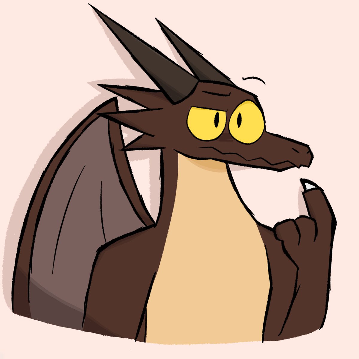 Dibujito para un amigo dragoncito (No sé tú Twitter 😭)