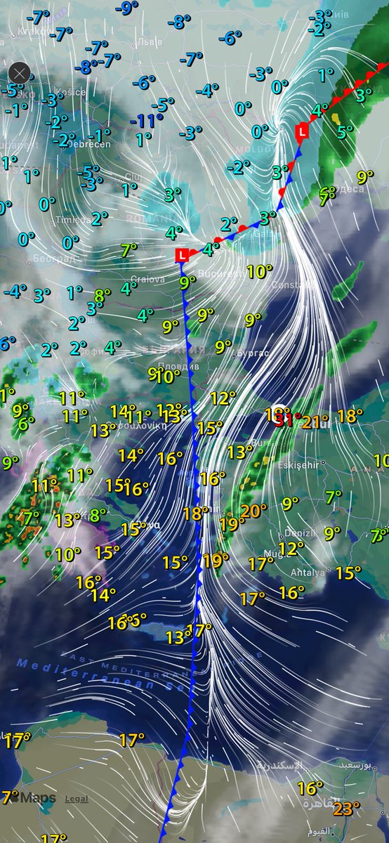 İstanbuldaki şu anki kuvvetli lodos yaklaşan soğuk cepheden dolayı. Bir günde filan iklim değişmez. Yine başlayın tekerlemelere. Bu gün sıcak sektördeydi İstanbul. Yarın özellikle Antalya civarında hortum, salı istanbul civarında kuvvetli sağanak yağış bu sistemin normal