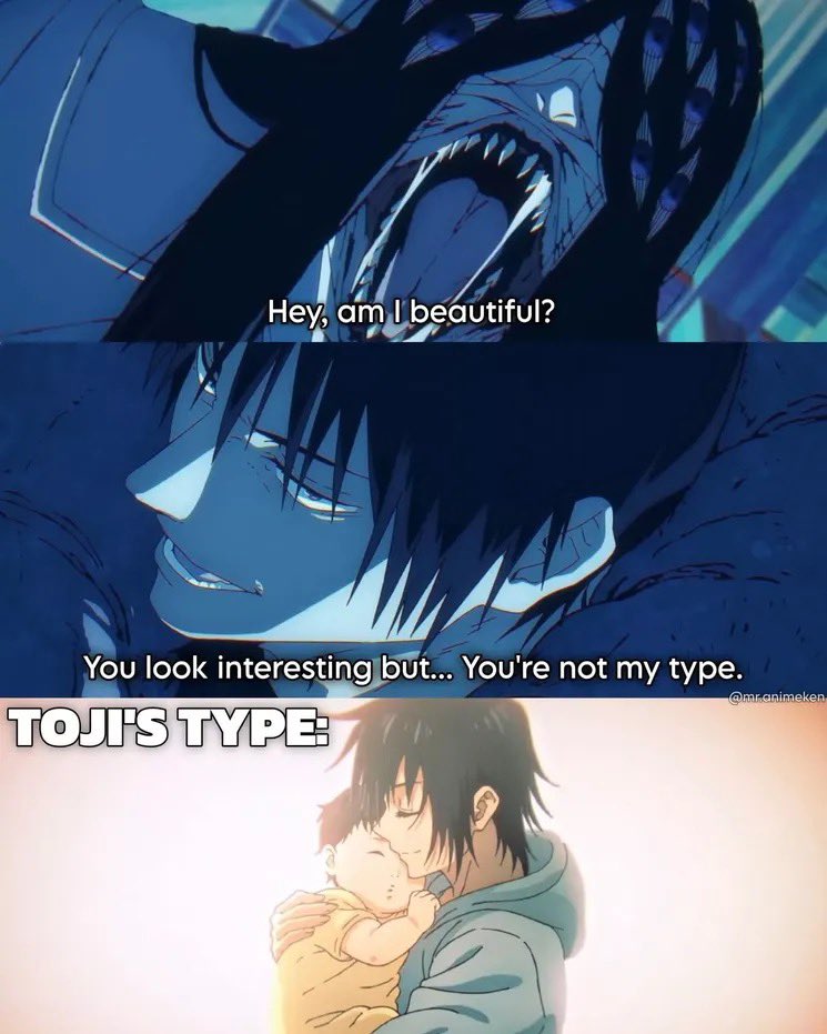 Toji’s response made it better